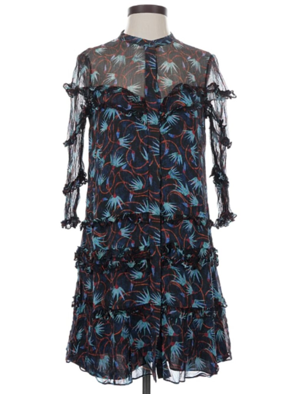 Saloni Tasha Dress Size 4 US
